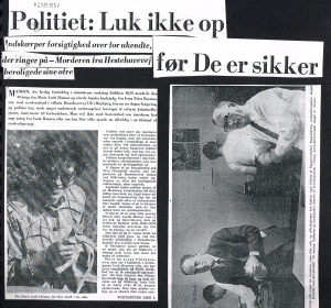 Lock-Hansen sagen - Omtale i Aarhus Stiftstidende 1967